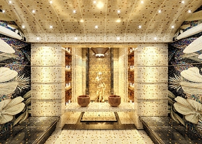 2+1 apartment in one of the best complexes in the center of Alanya