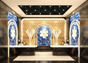 2+1 apartment in one of the best complexes in the center of Alanya