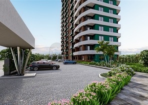 An investment project in the Mezitli area in Teja, 850 m from the sea