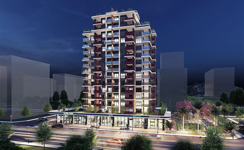 A complex under construction in Mersin A complex under construction in Mersin
