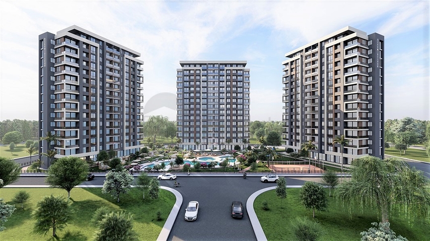 The complex is under construction in the Erdemli Mersin area