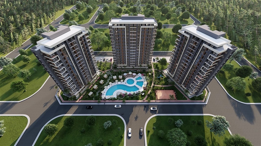 The complex is under construction in the Erdemli Mersin area