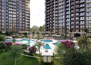 The complex is under construction in the Erdemli Mersin area