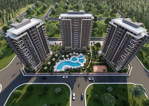 The complex is under construction in the Erdemli Mersin area