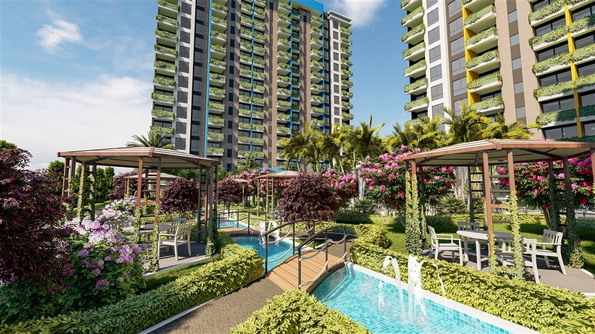 Investment project in Erdemli area, 200 m from the sea