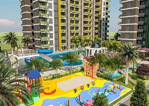 Investment project in Erdemli area, 200 m from the sea