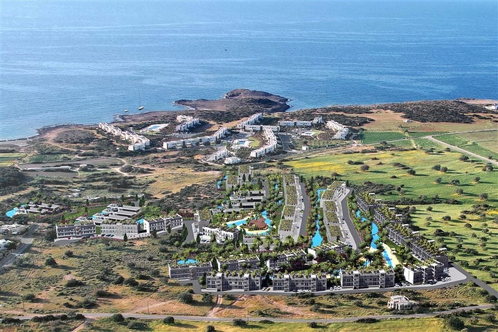 A new project under construction on the shores of Northern Cyprus
