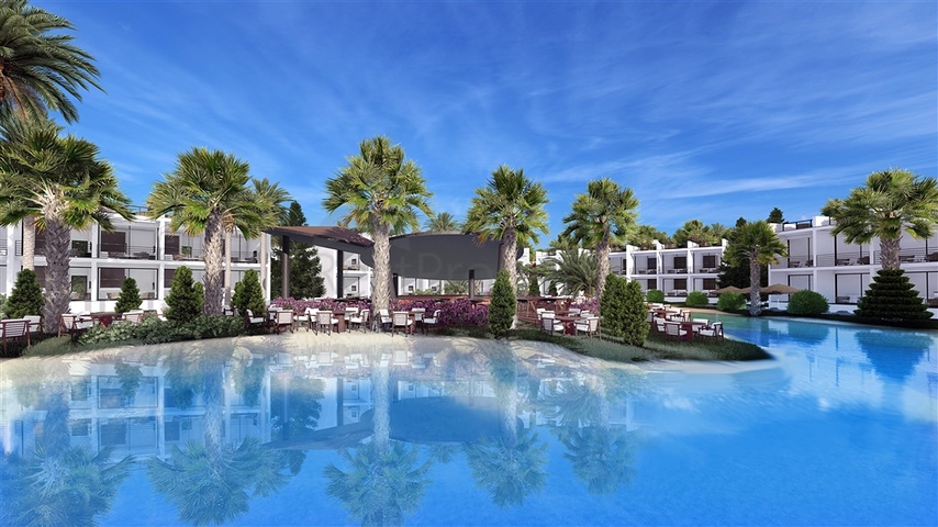A new project under construction on the shores of Northern Cyprus