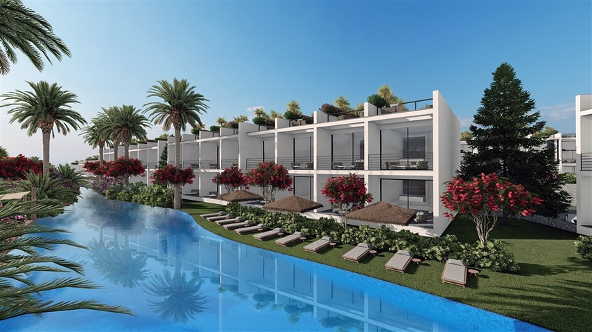 A new project under construction on the shores of Northern Cyprus