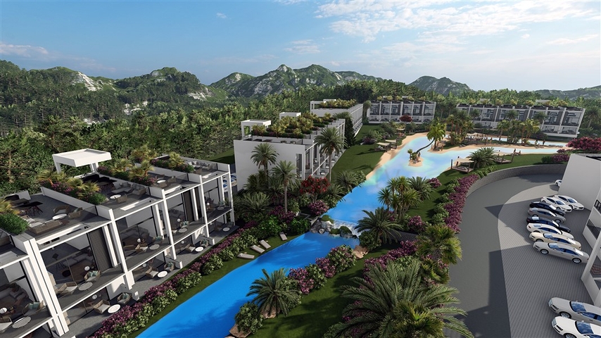 A new project under construction on the shores of Northern Cyprus