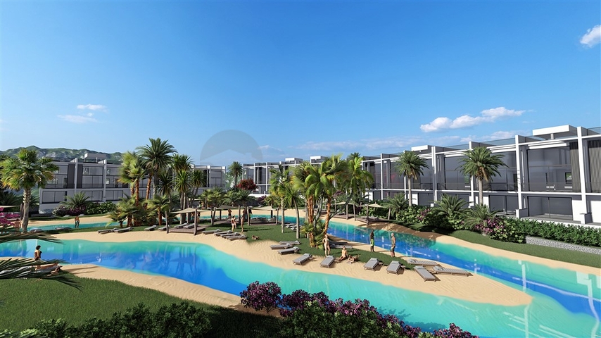 A new project under construction on the shores of Northern Cyprus