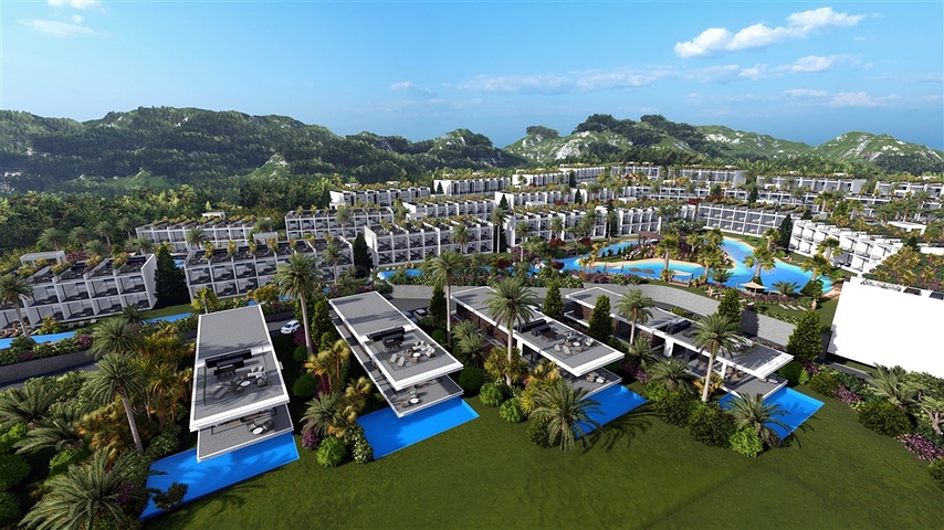 A new project under construction on the shores of Northern Cyprus