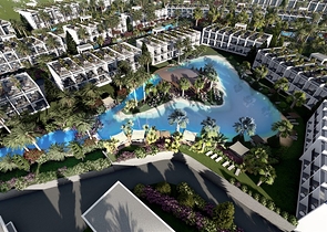 A new project under construction on the shores of Northern Cyprus