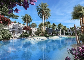 A new project under construction on the shores of Northern Cyprus