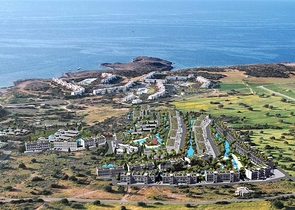 A new project under construction on the shores of Northern Cyprus