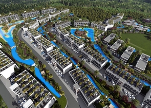 A new project under construction on the shores of Northern Cyprus