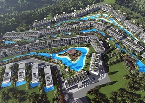 A new project under construction on the shores of Northern Cyprus