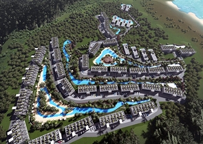 A new project under construction on the shores of Northern Cyprus