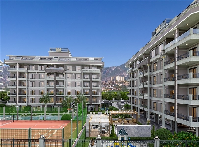 A new project of a residential complex 300 m from the sea in the Kargicak area