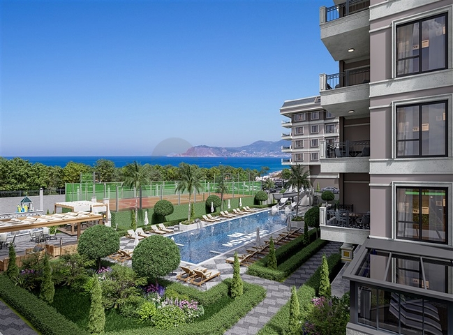 A new project of a residential complex 300 m from the sea in the Kargicak area