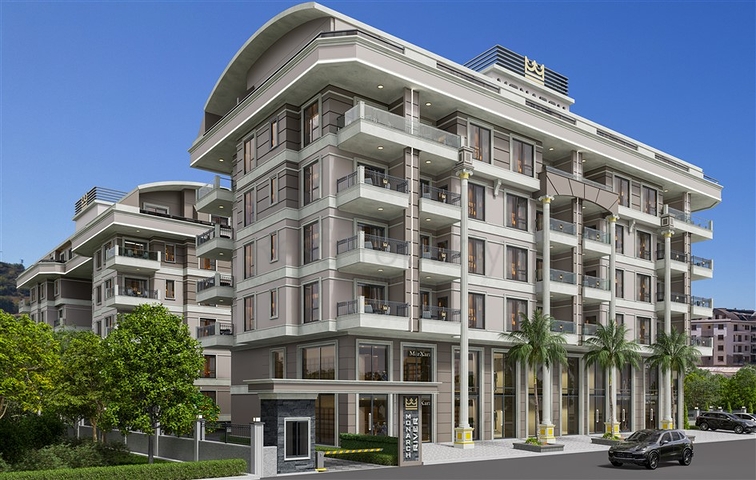 A new project of a residential complex 300 m from the sea in the Kargicak area