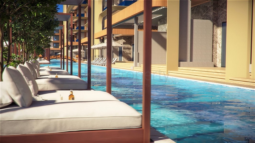 A new premium complex under construction in the Kestel area