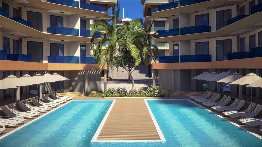 A new premium complex under construction in the Kestel area