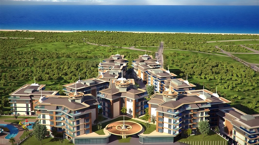 A new premium complex under construction in the Kestel area