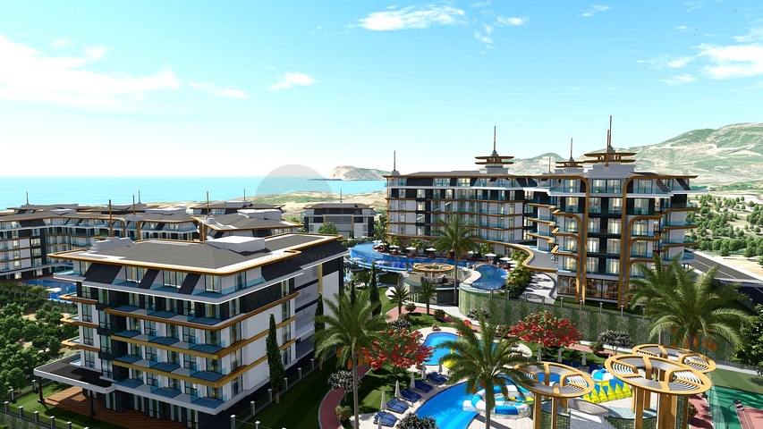 A new premium complex under construction in the Kestel area