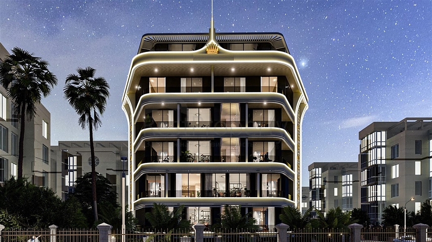 A complex under construction in the Cleopatra area