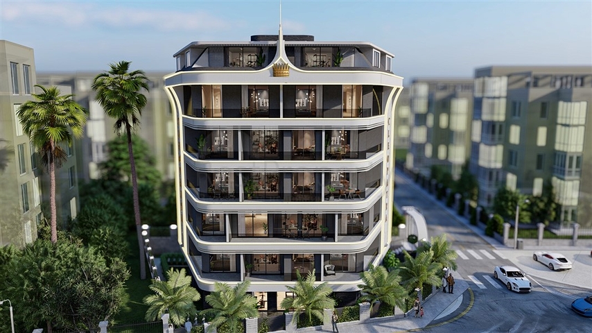 A complex under construction in the Cleopatra area