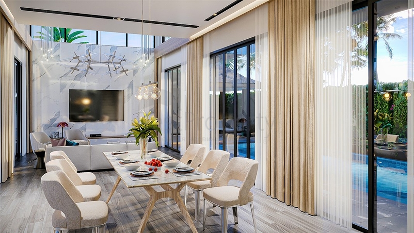 Premium class villas 50 m from the sea