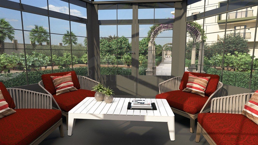 Two-room apartments in a complex with hotel infrastructure