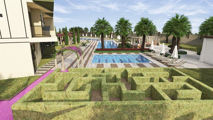 Two-room apartments in a complex with hotel infrastructure