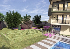 Two-room apartments in a complex with hotel infrastructure