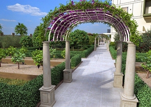 Two-room apartments in a complex with hotel infrastructure