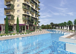 Two-room apartments in a complex with hotel infrastructure