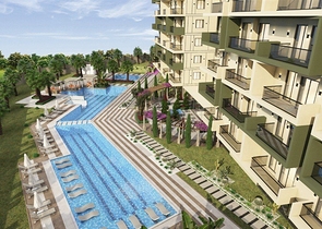 Two-room apartments in a complex with hotel infrastructure