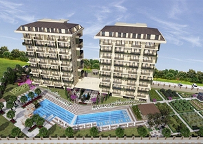 Two-room apartments in a complex with hotel infrastructure