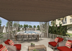 Two-room apartments in a complex with hotel infrastructure