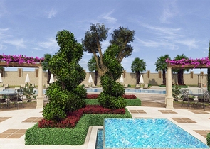 Two-room apartments in a complex with hotel infrastructure