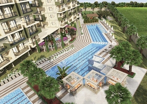 Two-room apartments in a complex with hotel infrastructure