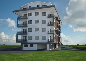 Apartment 1+1 at the final stage