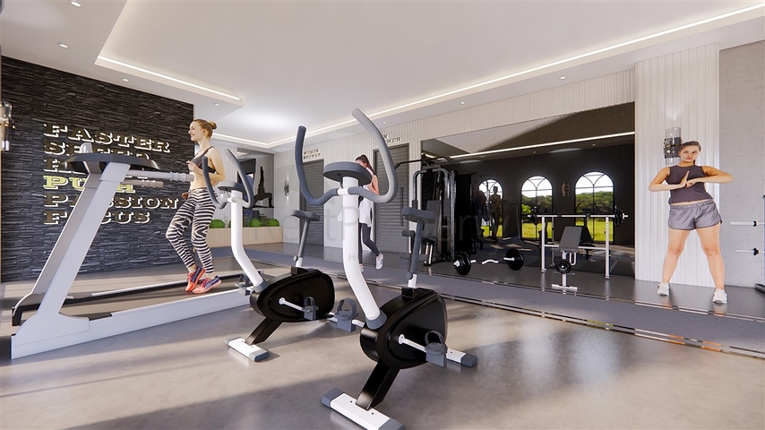 1+1 apartments in a project at the final stage of construction in Avsallar district