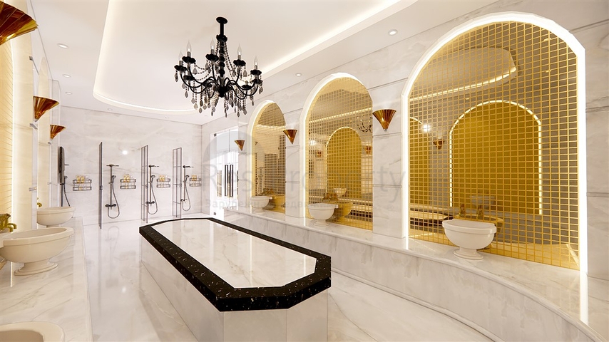 1+1 apartments in a project at the final stage of construction in Avsallar district