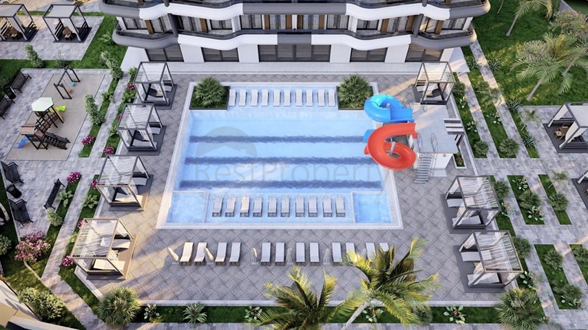 2+1 apartment in a new complex with hotel infrastructure