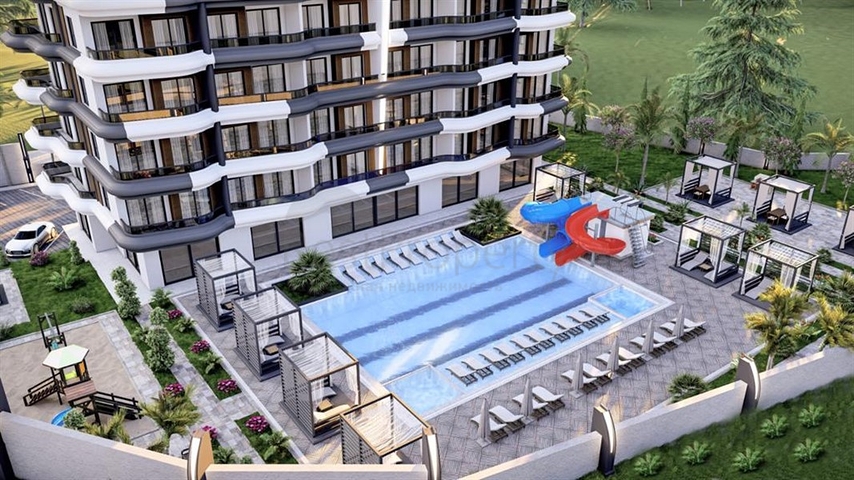 2+1 apartment in a new complex with hotel infrastructure