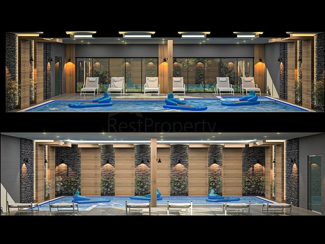 2+1 apartment in a new complex with hotel infrastructure