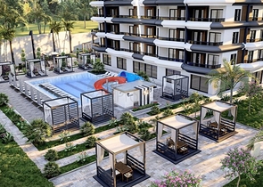 2+1 apartment in a new complex with hotel infrastructure