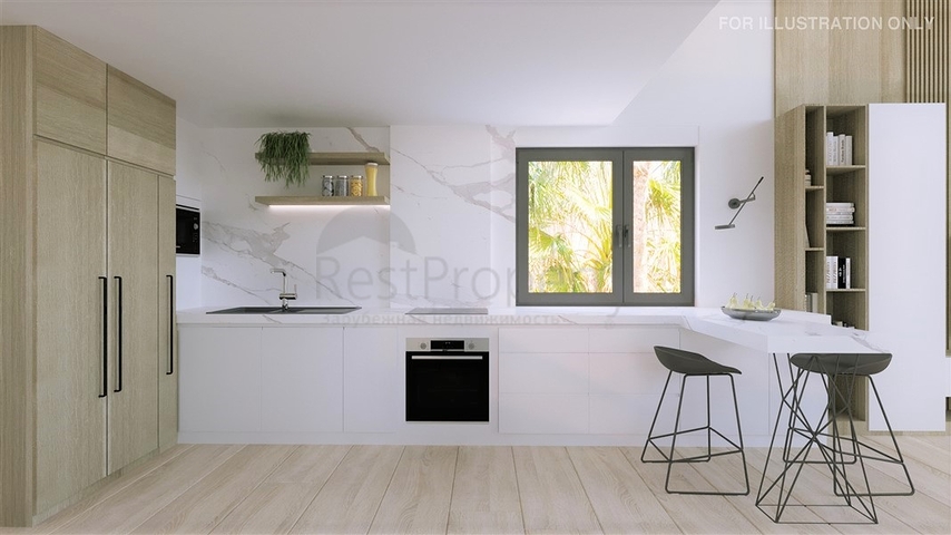 A new project under construction in Northern Cyprus in the area of Esentepe